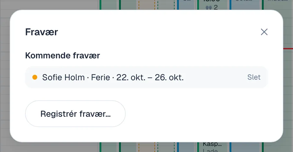 Skærmbillede til trin 2