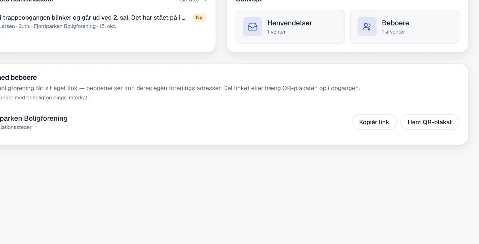 Skærmbillede til trin 1